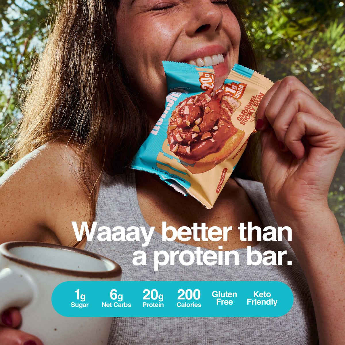 Legendary Foods Protein Sweet Roll — Caramel support