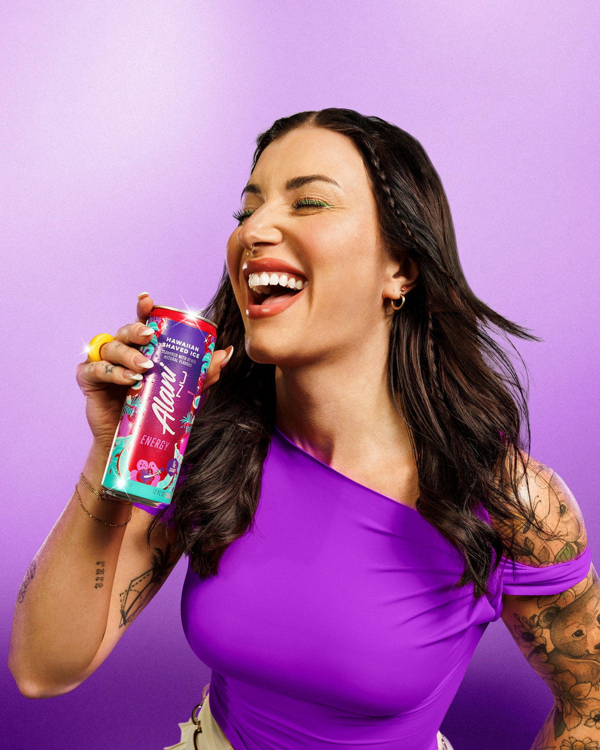 Alani Nu Energy RTD — Hawaiian Ice support