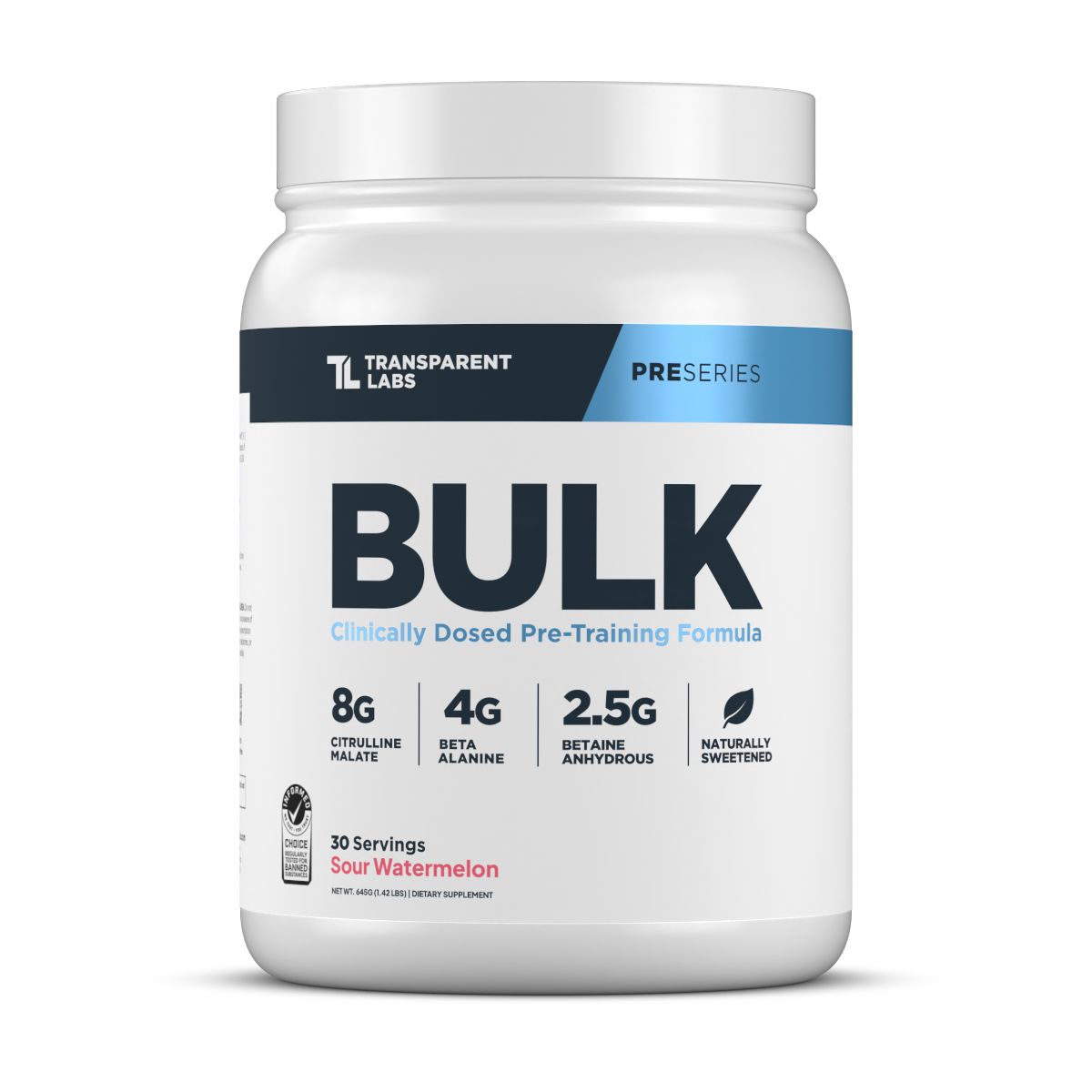 Transparent Labs BULK — Sour Watermelon hero
