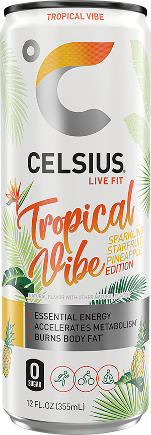 Celsius Energy Drink — Tropical Vibes hero