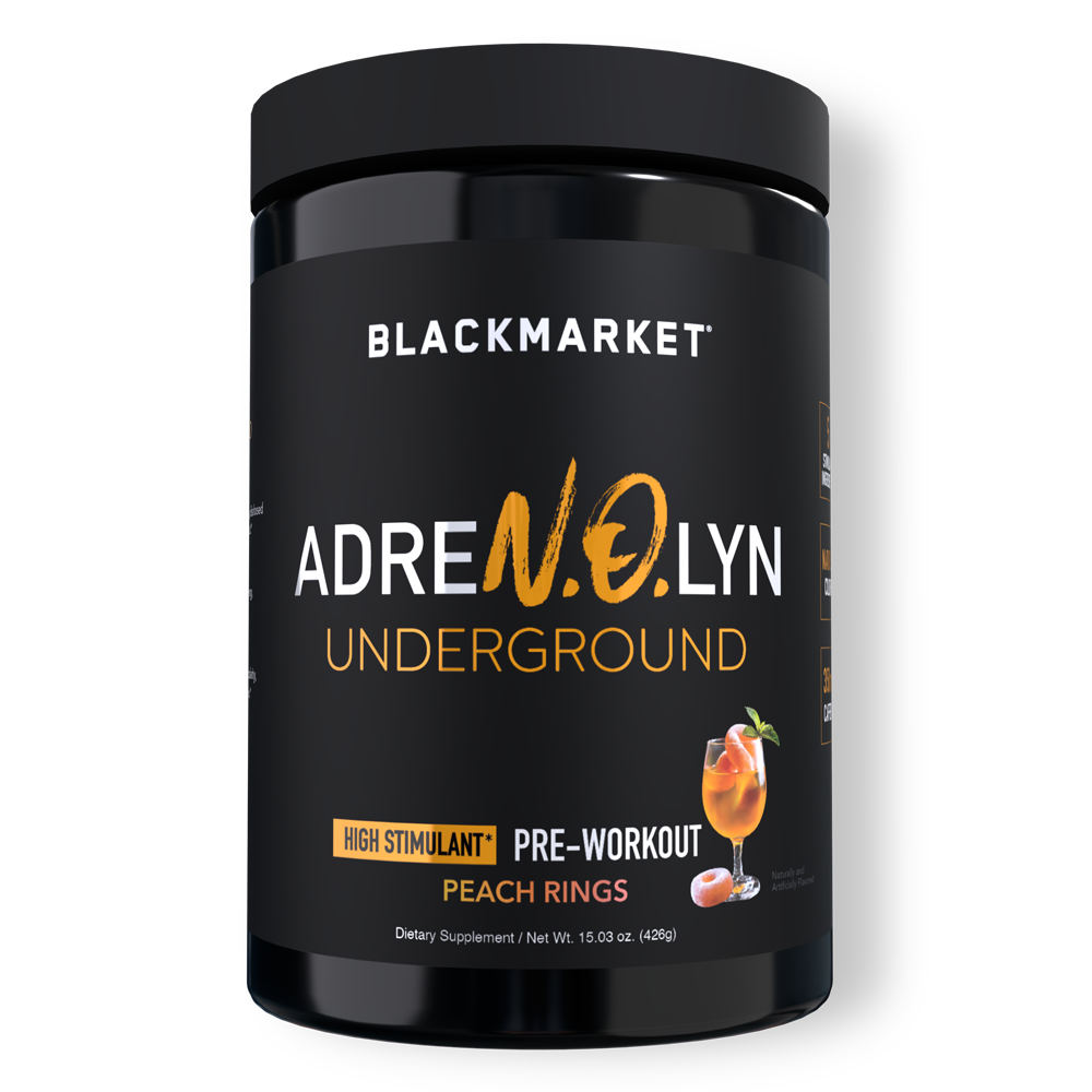 BlackMarket Labs AdreNOlyn Underground — Peach Ring hero