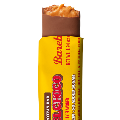 Barebells Soft Protein Bars — Caramel Choco front packaging