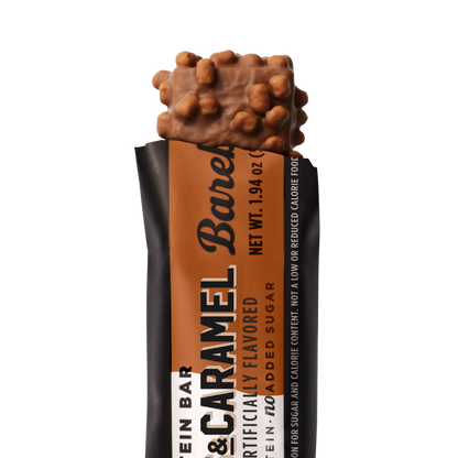 Barebells Original Protein Bars — Cookies and Caramel front packaging