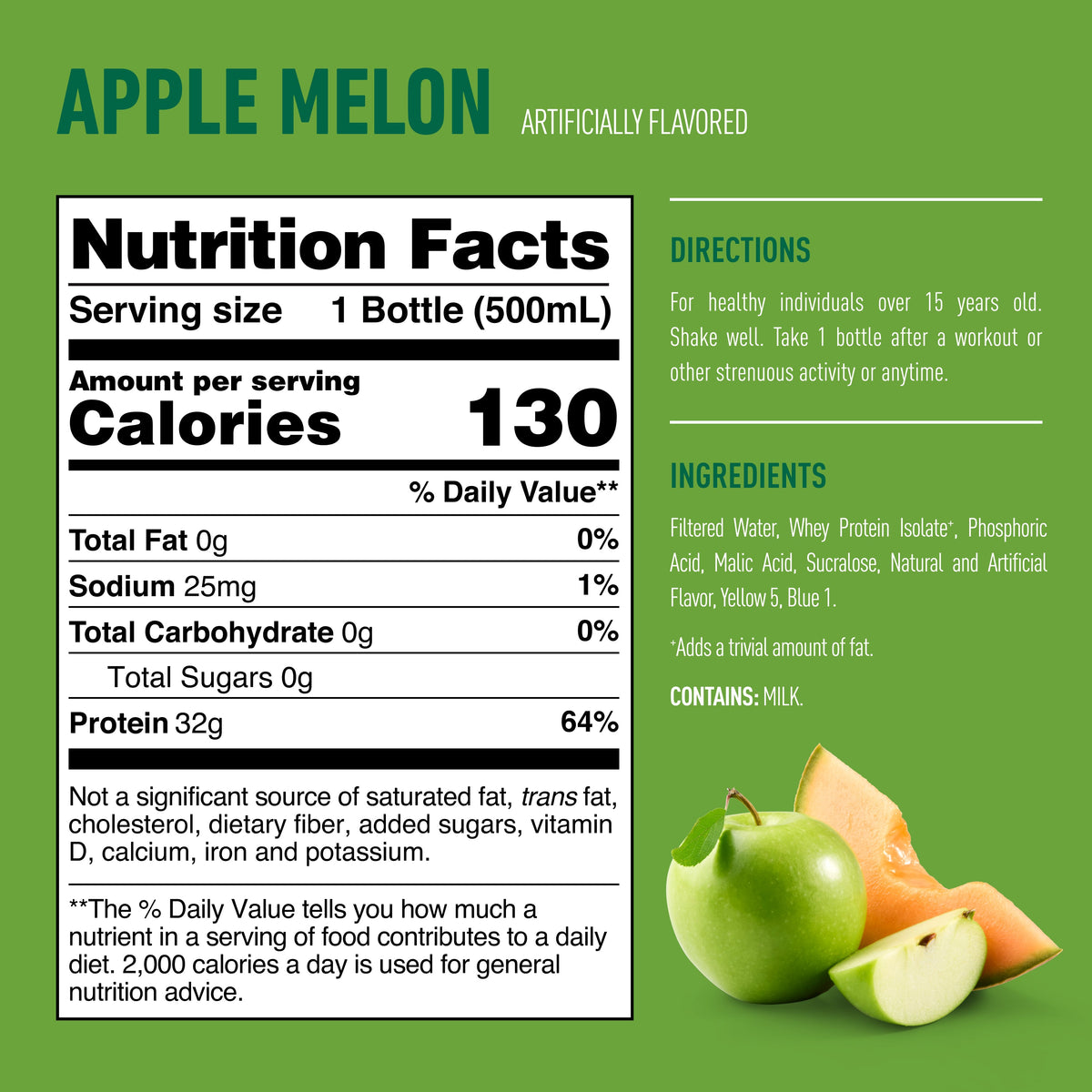 Isopure RTD — Apple Melon facts