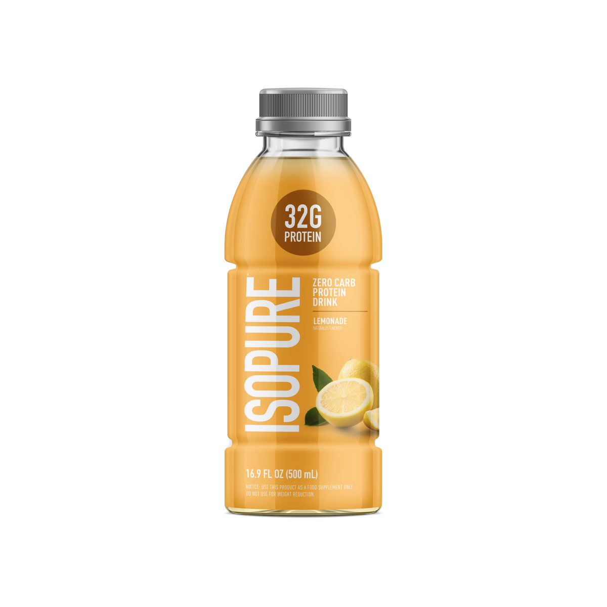 Isopure RTD — Lemonade hero
