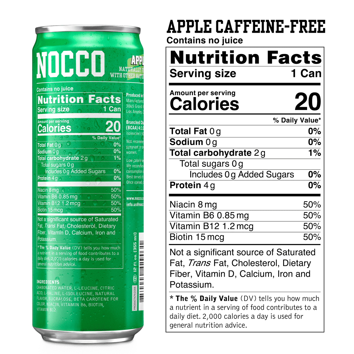NOCCO RTD — Apple facts