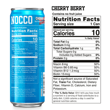 NOCCO RTD — Cherry Berry facts
