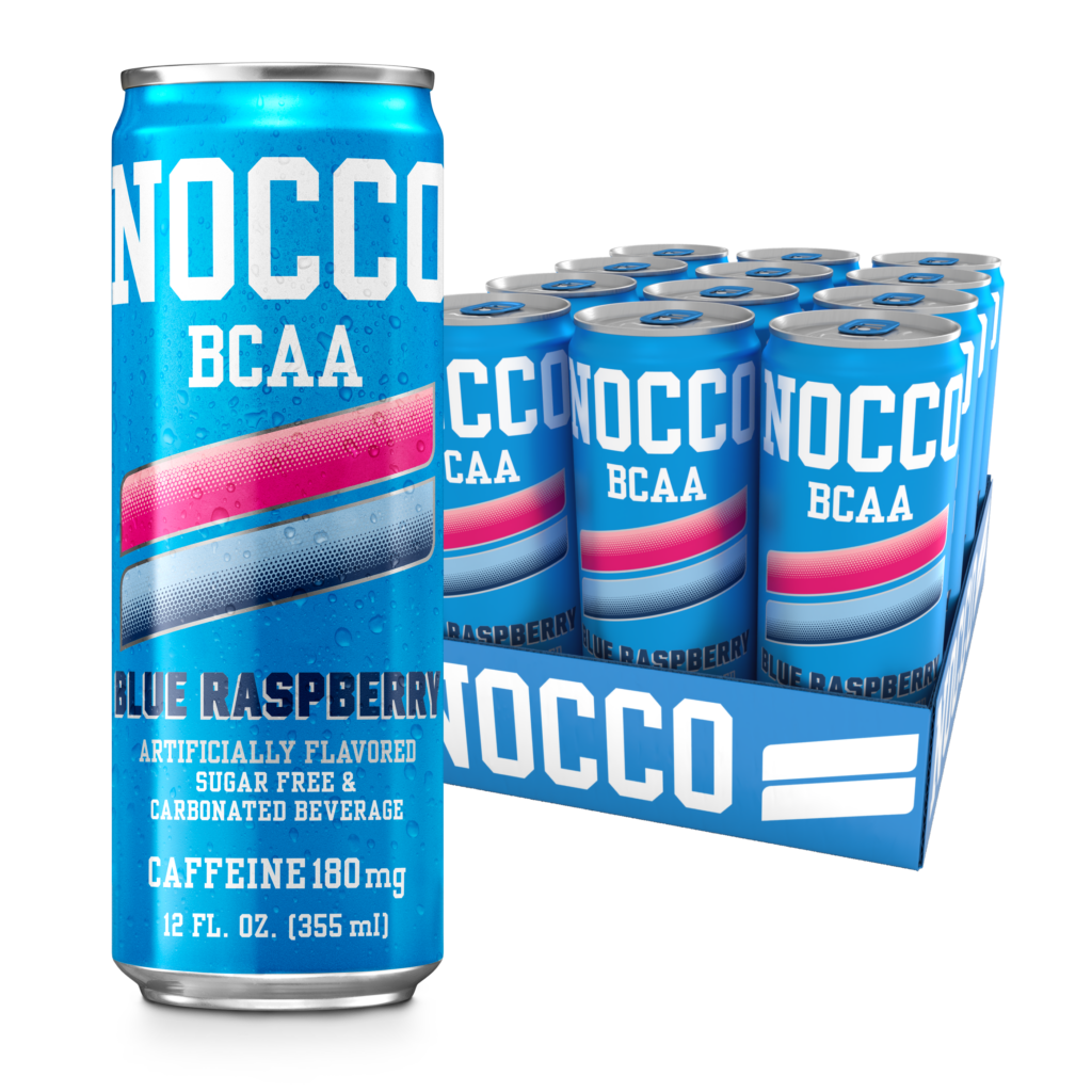 NOCCO RTD — Blue Raspberry hero