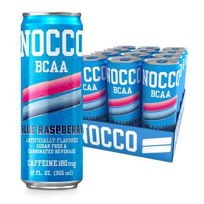 NOCCO RTD — Blue Raspberry hero