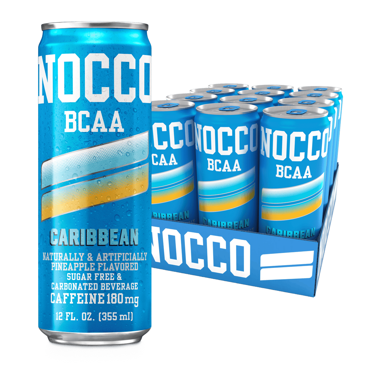 NOCCO RTD — Caribbean 180mg caffeine hero