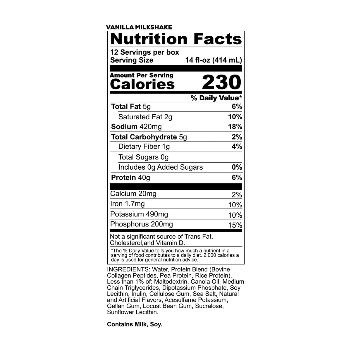 REDCON1 MRE RTD — Vanilla facts
