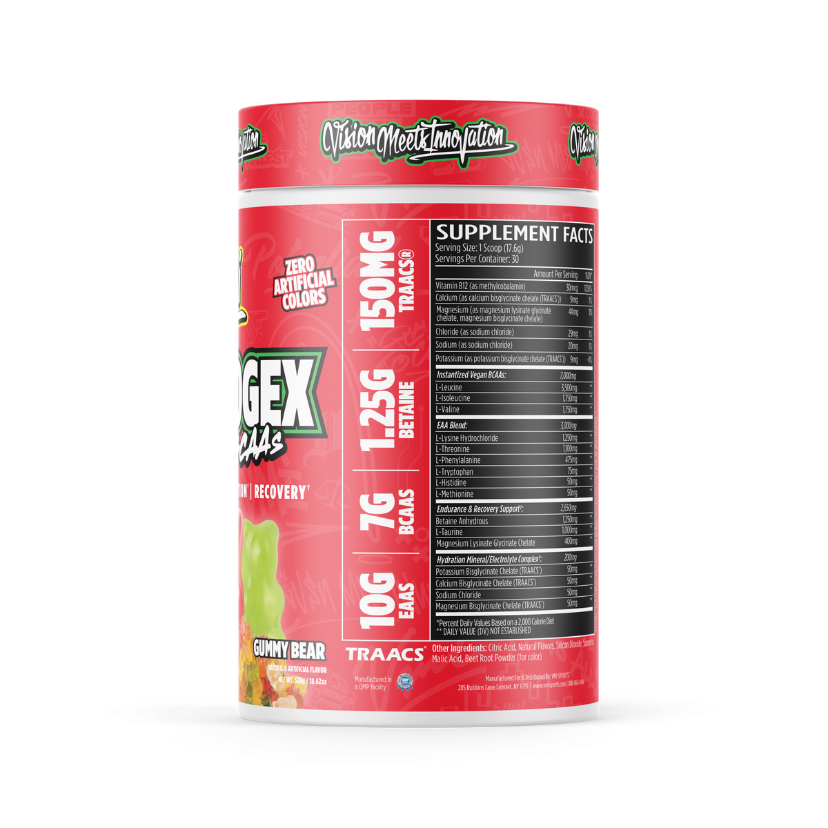 VMI Sports Aminogex Ultra Eaa — Gummy Bear facts