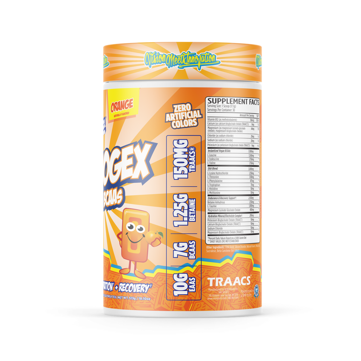 VMI Sports Aminogex Ultra Eaa — Orange Candy facts
