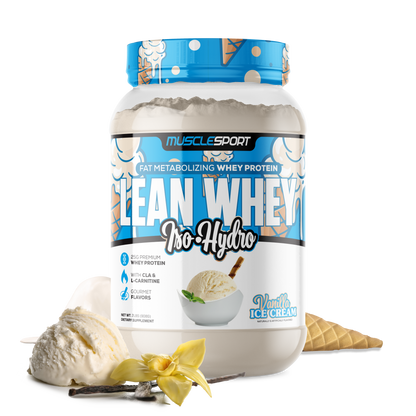 MuscleSport Lean Whey — 2lb Vanilla support