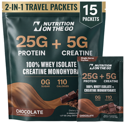 Nutrition On The Go Protein + Creatine — Chocolate Single Serving hero