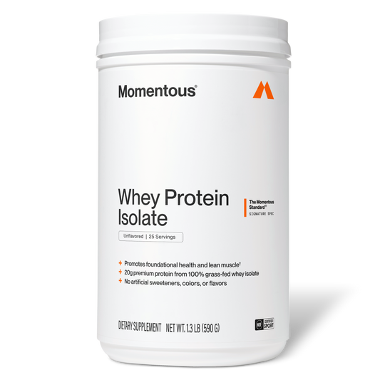 Momentous Whey Protein Isolate — Whey Protein Isolate hero