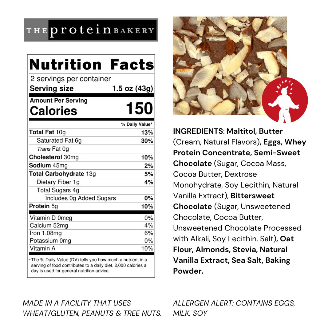 The Protein Bakery Bakery Snacks — Almond facts