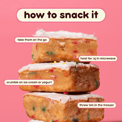 Prime Bites Protein Brownie — Birthday Cake support