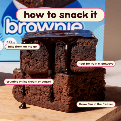 Prime Bites Protein Brownie — Chocolate Cookie Monster support