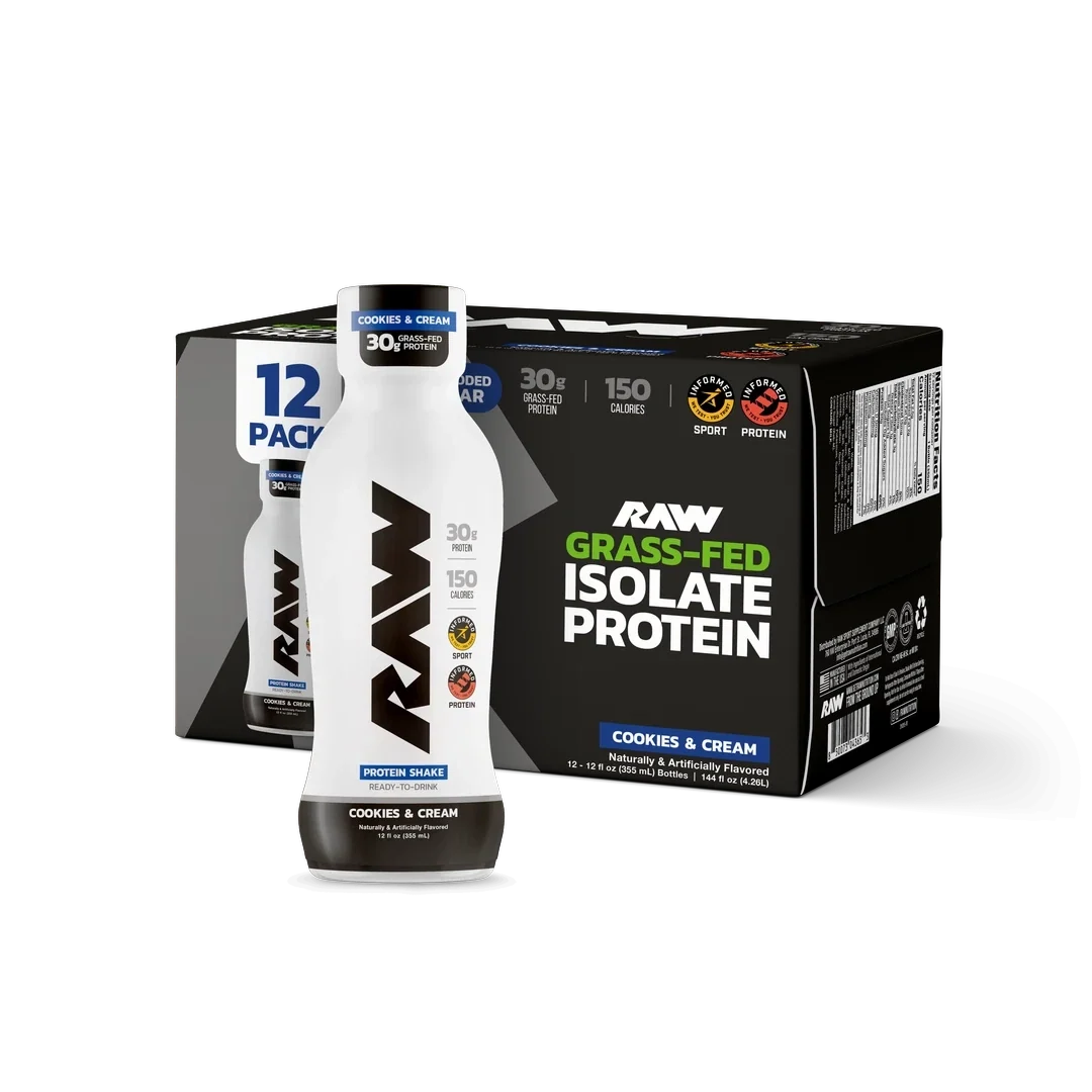 RAW Nutrition Sport RTD — Cookies hero