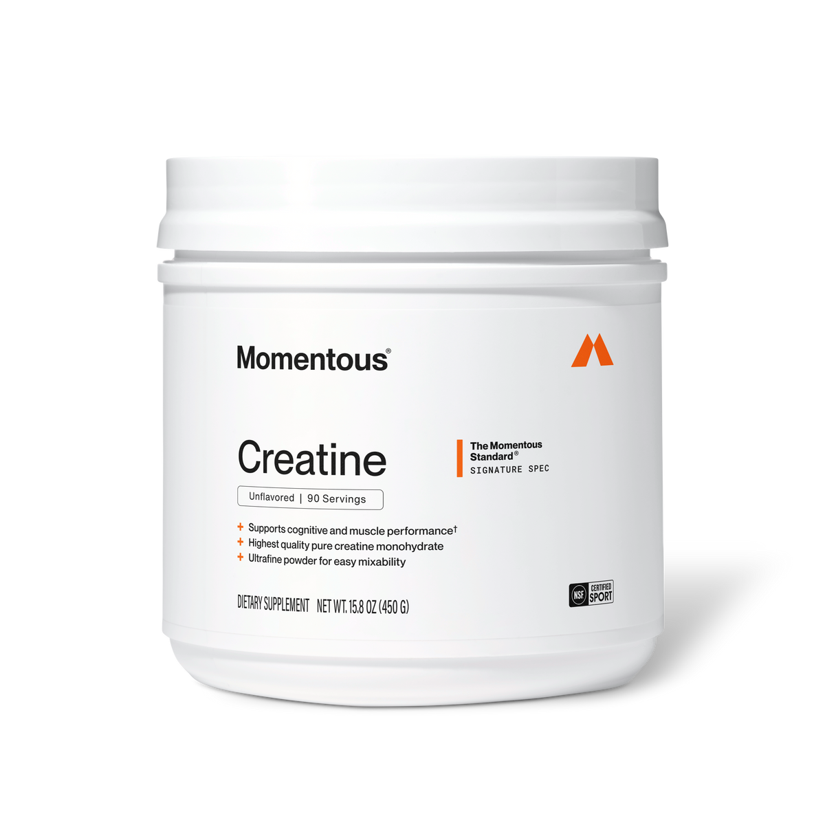 Momentous Creatine 90 Servings — Creatine 90 Servings hero