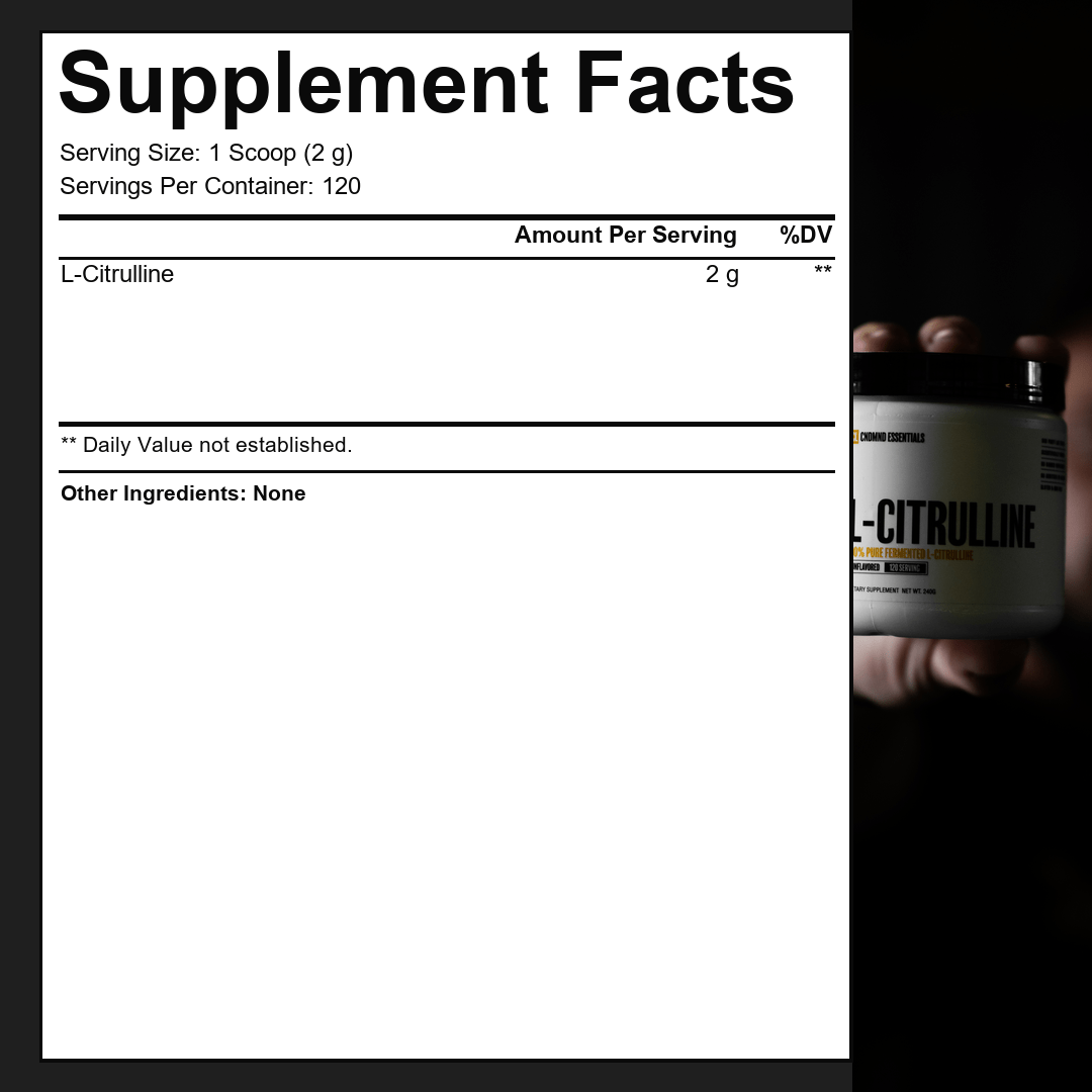 Condemned Labz Citruline 240grams — Citruline 240grams facts