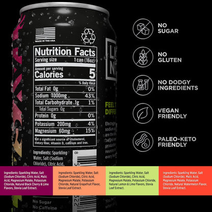 LMNT Sparkling Electrolytes — 16oz facts