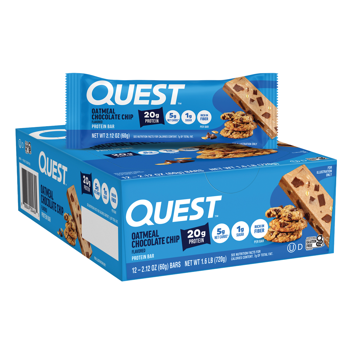 Quest Nutrition Bar — Oatmeal Chocolate Chip hero