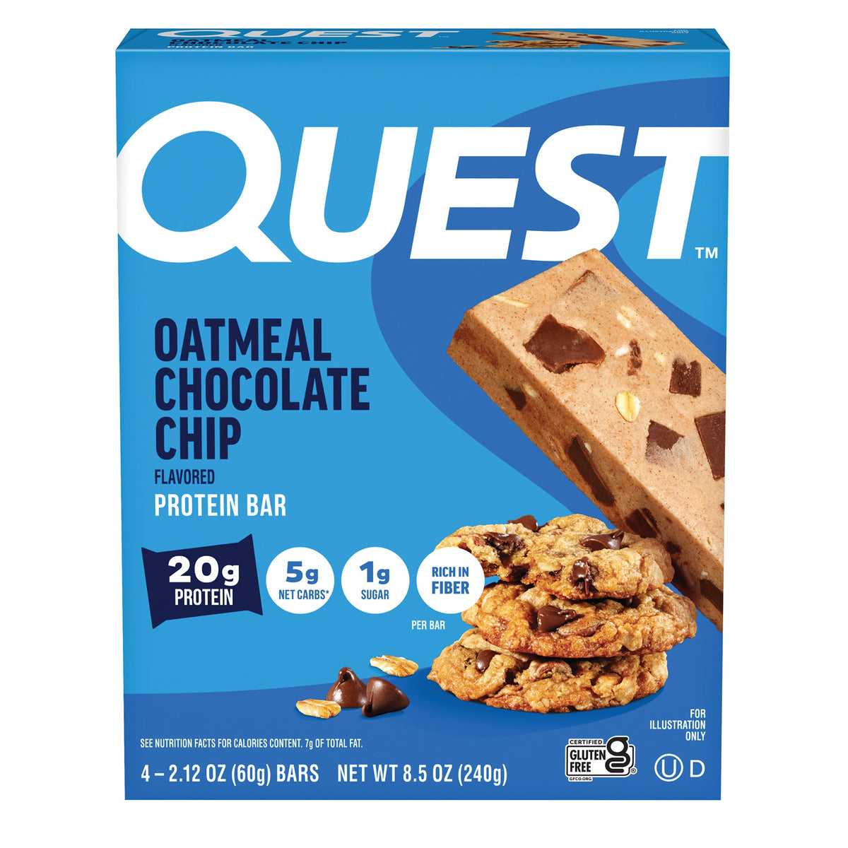 Quest Nutrition Bar — Oatmeal Chocolate Chip support