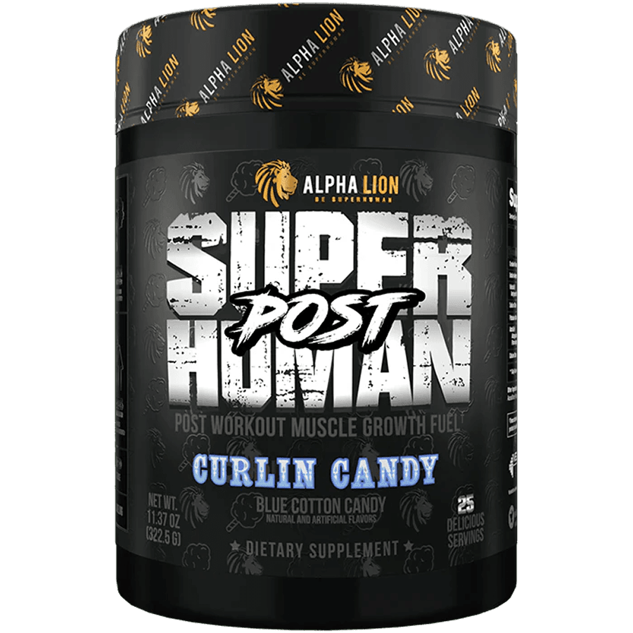 Alpha Lion Superhuman Post — Curlin Candy hero
