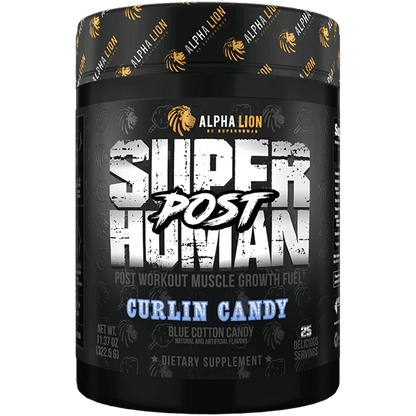 Alpha Lion Superhuman Post — Curlin Candy hero