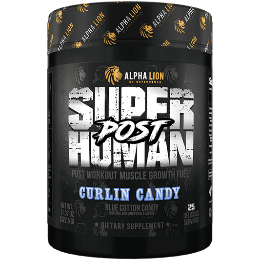 Alpha Lion Superhuman Post — Curlin Candy hero