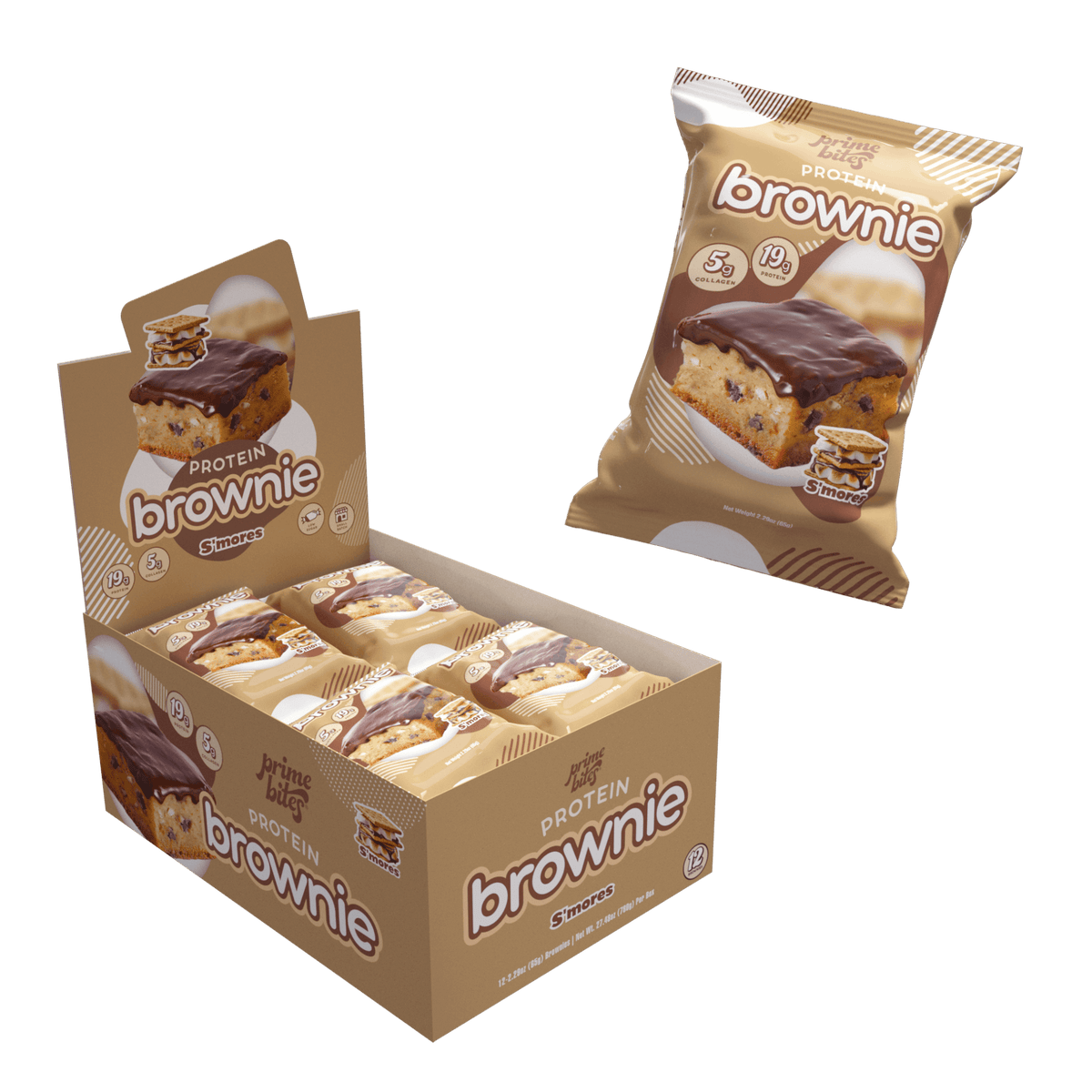 Prime Bites Protein Brownie — Smores hero