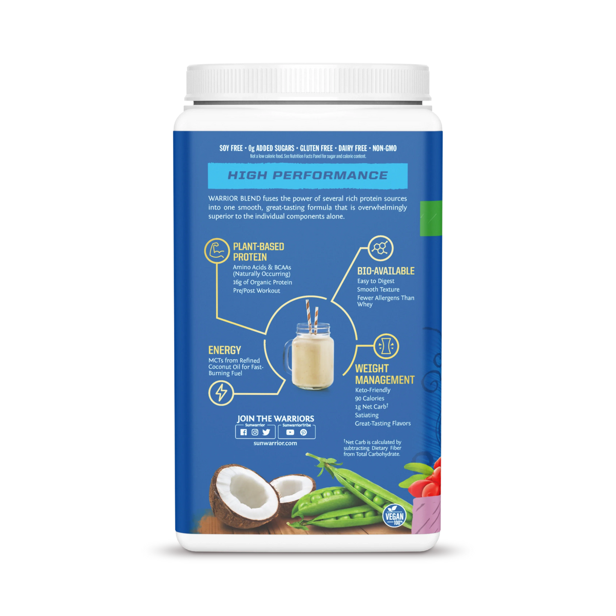 Sunwarrior Warrior Blend — 750grams Berry support