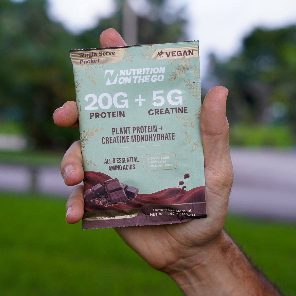 Nutrition On The Go Vegan — 15 Serving Chocolate support